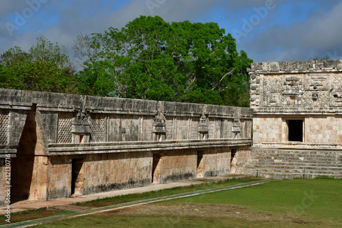 Uxmal; United Mexican State - may 18 2018 : pre Columbian site photo