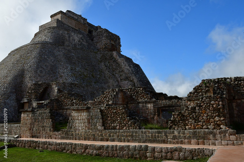 Uxmal; United Mexican State - may 18 2018 : pre Columbian site photo