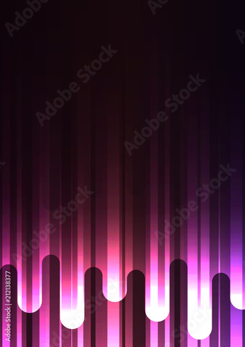 pink melt speed overlap in dark background, layer motion backdrop, simple technology template, vector illustration