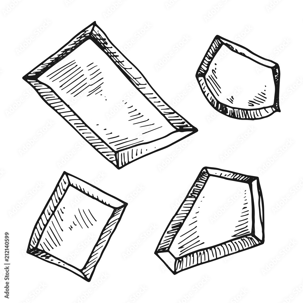vector sketch stones isolated on white background vector sketch stones isolated on white background