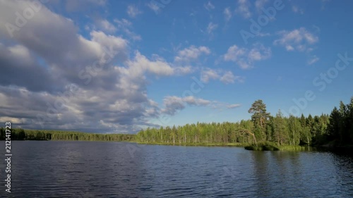 Clouds. Time Lapse.