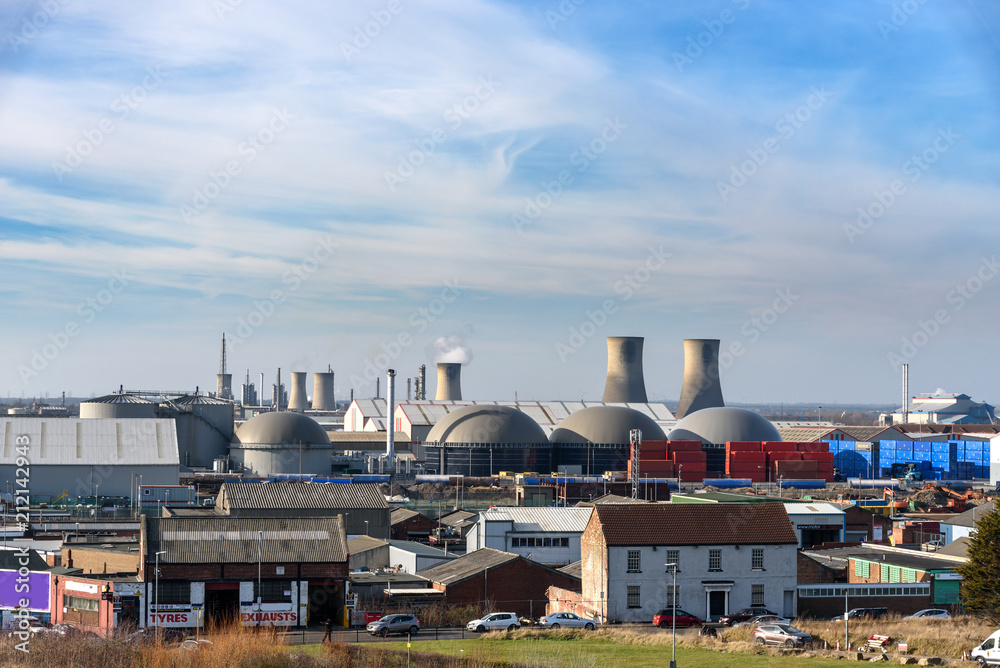 Power piants Middlesbrough Teeside UK