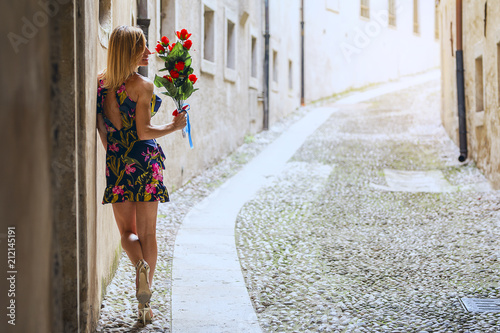 Woman with flowers © MR.PLAY