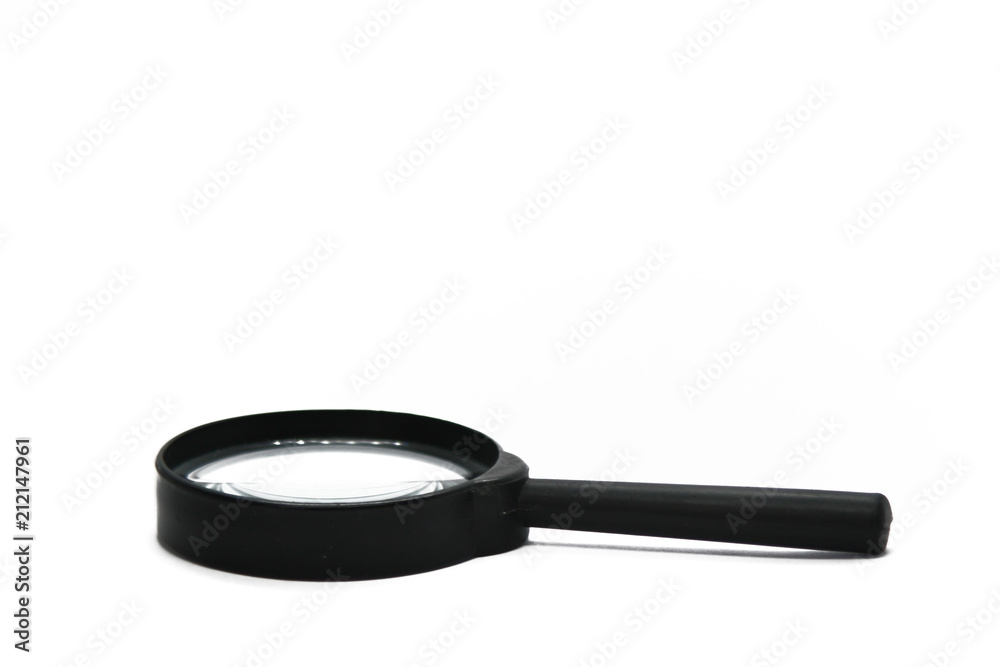 Magnifier isolated on white background Magnifier isolated on white background
