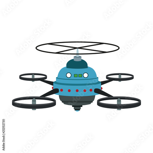 RC drone isolated vector illustration graphic design