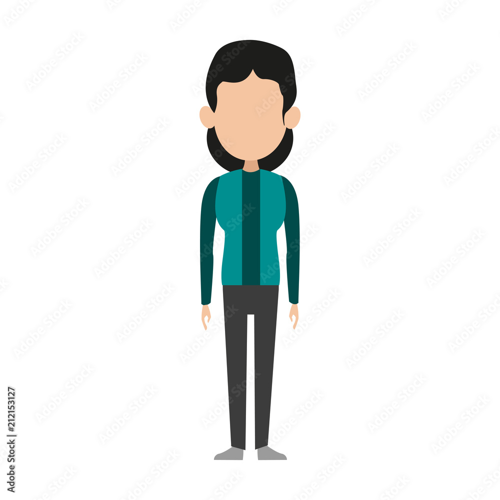 Woman cartoon isolated vector illustration graphic design Woman cartoon isolated vector illustration graphic design