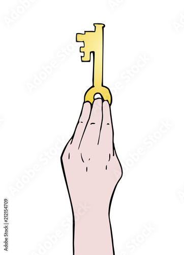 head with key draw