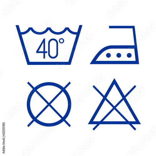 clothes wash icons