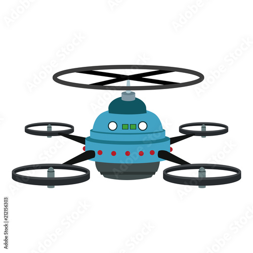 RC drone isolated vector illustration graphic design