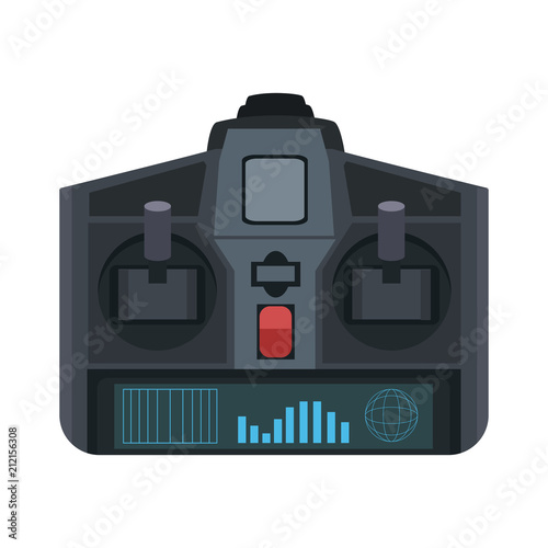 Drone remote control vector illustration graphic design