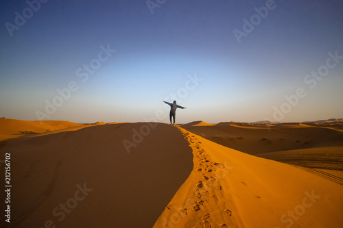 Sunrise in Sahara photo