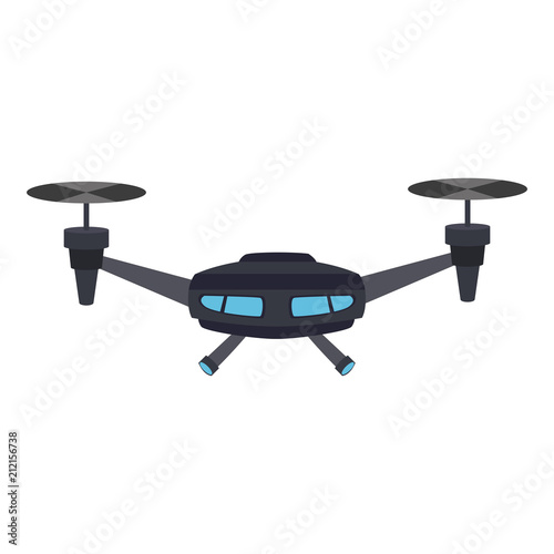 RC drone isolated vector illustration graphic design