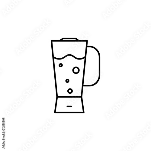 blender icon. Element of drinks icon for mobile concept and web apps. Thin line blender icon can be used for web and mobile. Premium icon