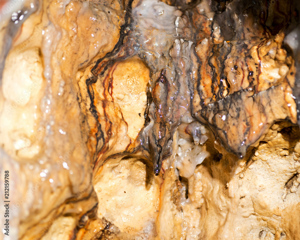 Inside Cave of the Mounds, a natural limestone cave located near Blue Mounds, Wisconsin, United States Inside Cave of the Mounds, a natural limestone cave located near Blue Mounds, Wisconsin, United States