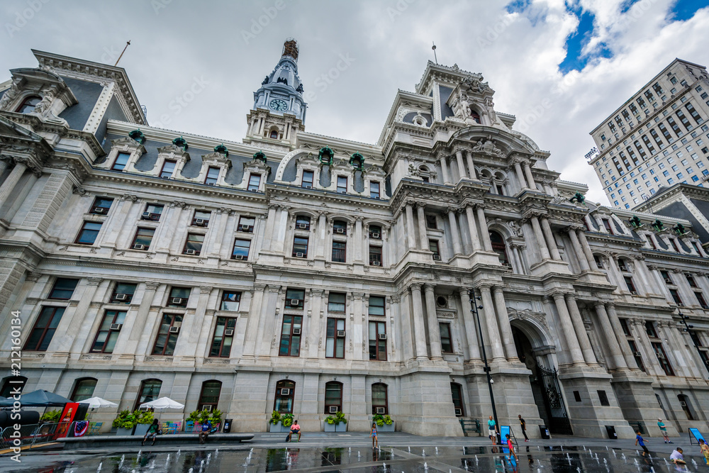 City Hall, in Center City, Philadelphia, Pennsylvania