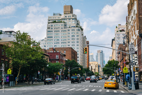 6th Avenue in Greenwich Village, Manhattan, New York City.