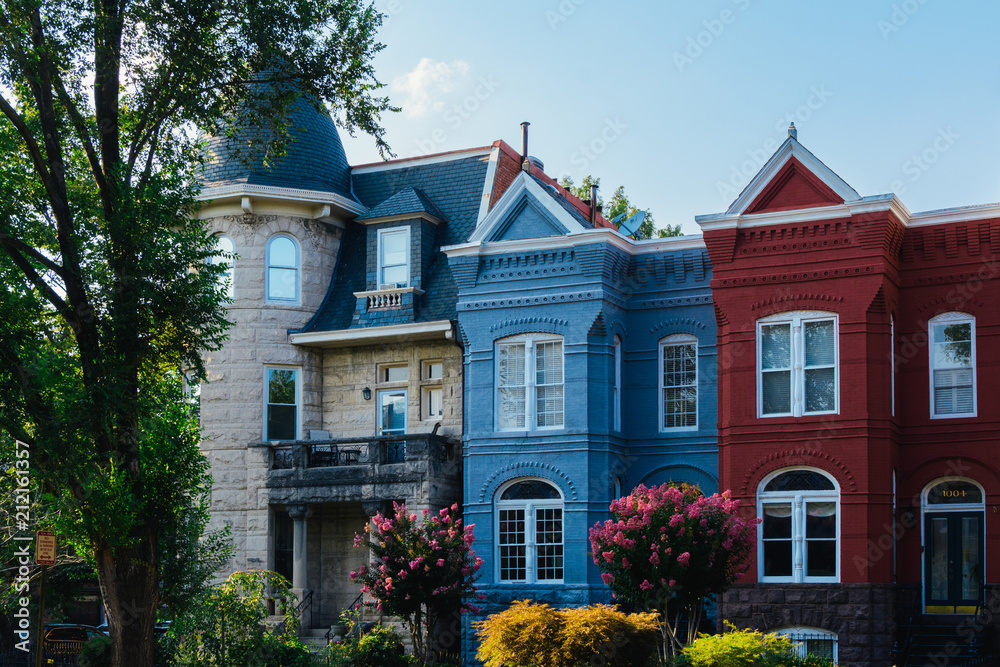 Houses in Capitol Hill, Washington, DC.