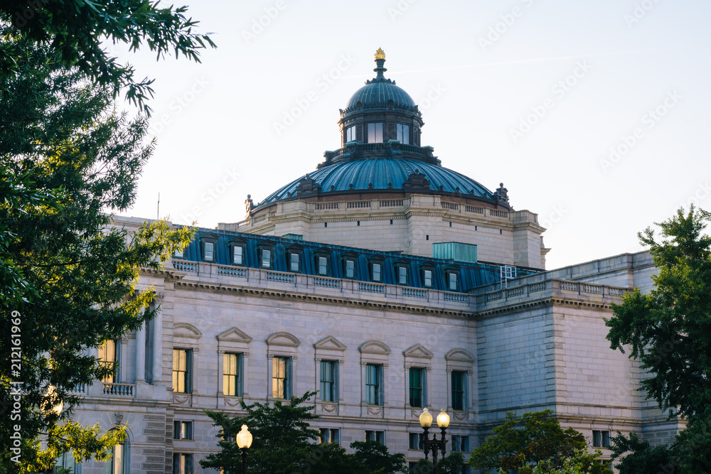 Naklejka premium The Library of Congress, in Washington, DC.
