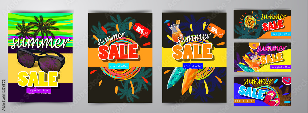 summer sale template banner summer sale template banner