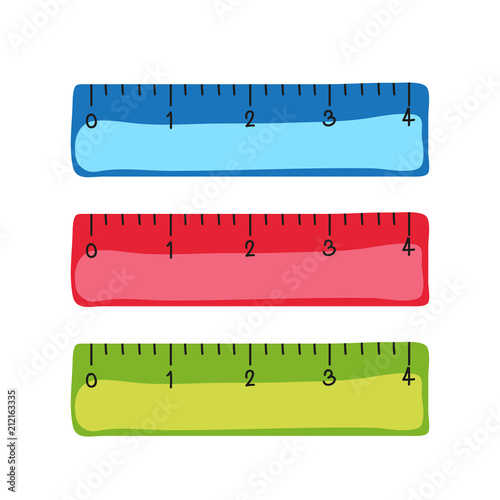 rulers vector collection design