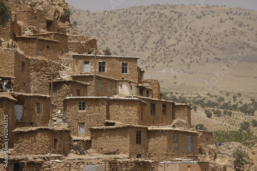 Bild auf Leinwand Houses in Palangan village, Iran