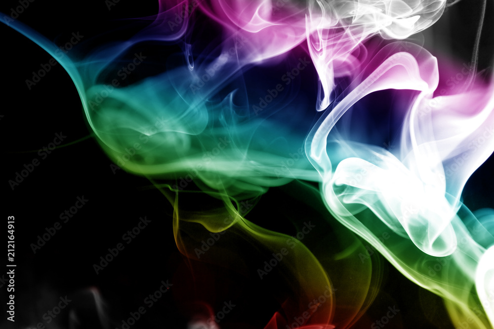 Smoke background / Smoke is a collection of airborne solid and liquid