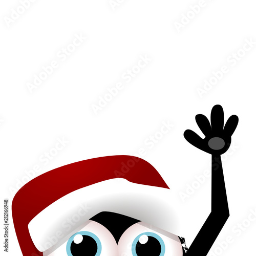 Monster Weihnachtskarte