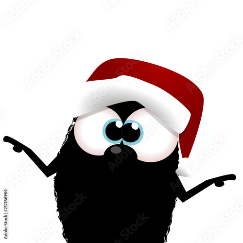 Monster Weihnachtskarte