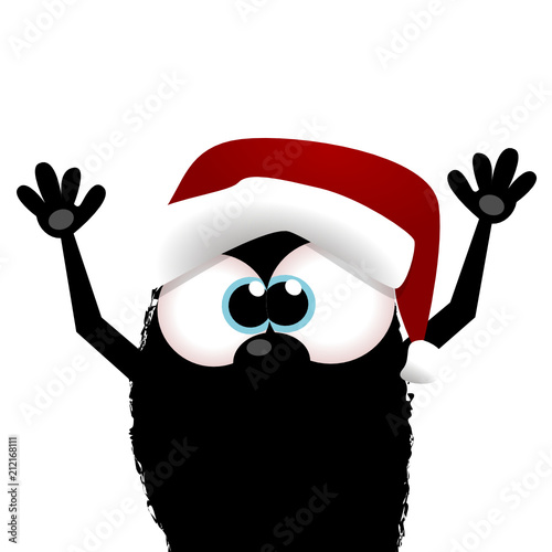 Weihnachtskarte Monster