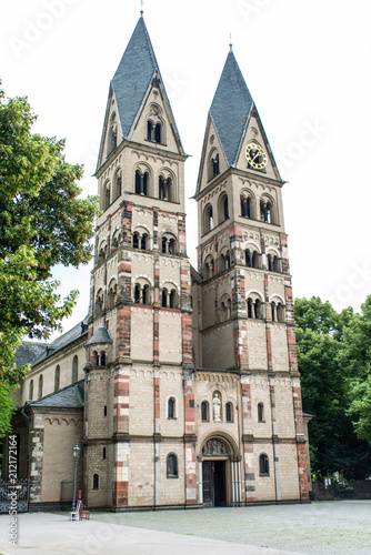 The Basilica of St. Castor oldest church in Koblenz German state of Rhineland Palatinate, close to the Deutsches Eck. photo
