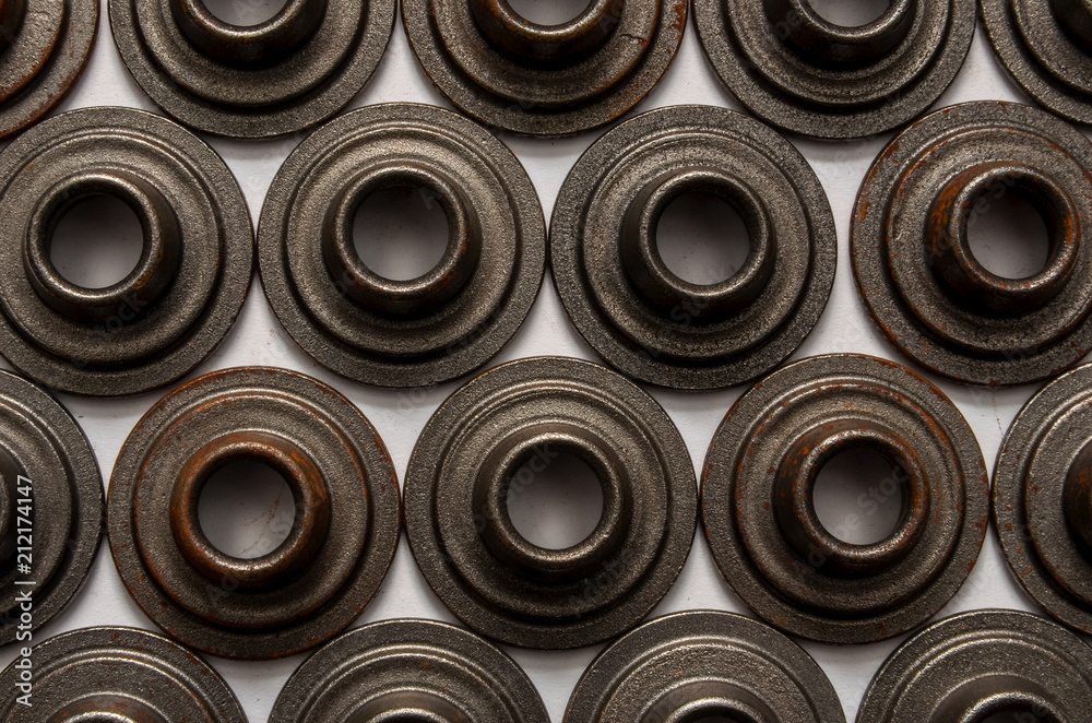 auto repair parts, detail as a background on white auto repair parts, detail as a background on white