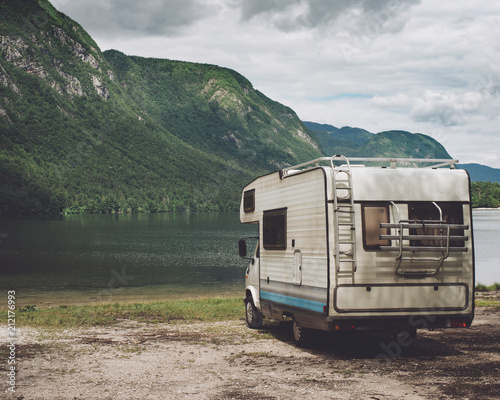 Camping with motorhome 