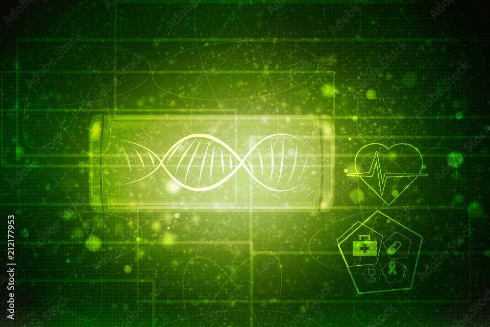 2d render of dna structure, abstract background 2d render of dna structure, abstract background