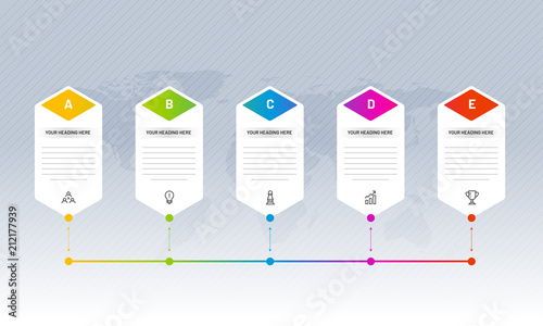 Presentation of business infographic template.