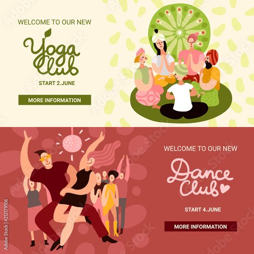 Club Party Banners Set
