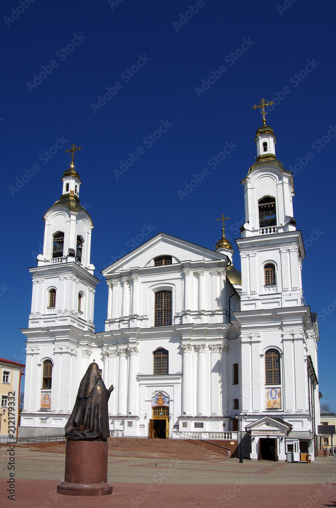 VITEBSK, BELARUS - May, 2018: Holy Assumption Cathedral