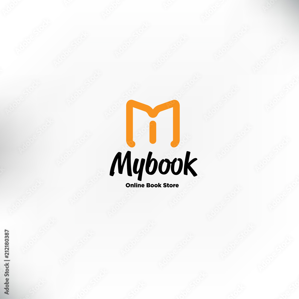 book logo template. book logo template.