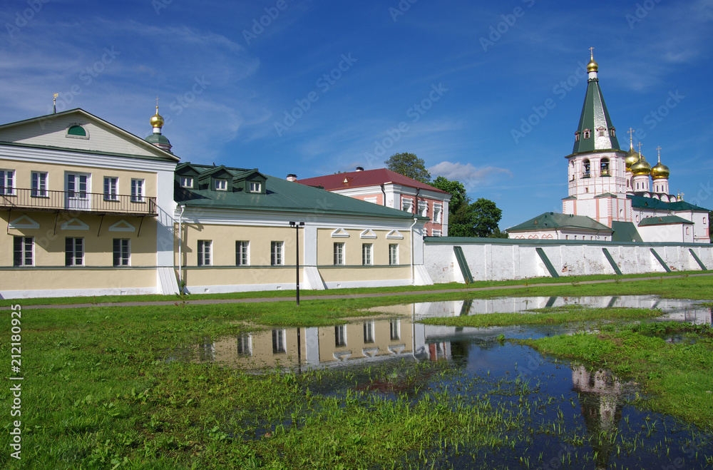 VALDAI, RUSSIA - August, 2017: Iversky monastery in Valdai, Novgorod region, Russia