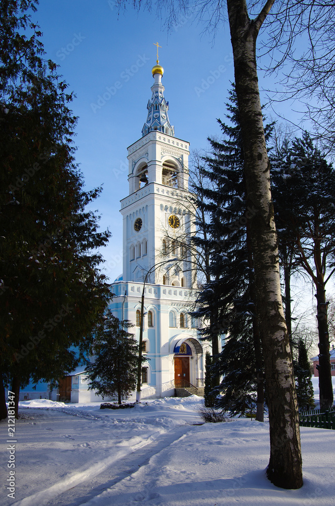 Spaso-Blachernae monastery in the village Dedenevo, Moscow oblast, Russia