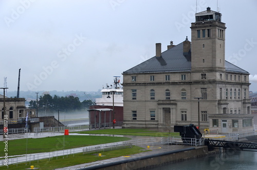 Billede på lærred Soo Locks, Michigan
