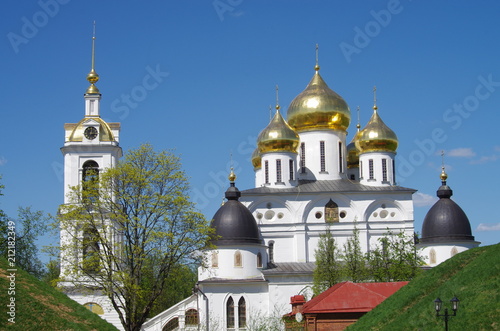 DMITROV, RUSSIA - May, 2018: Dmitrov Kremlin on a sunny day