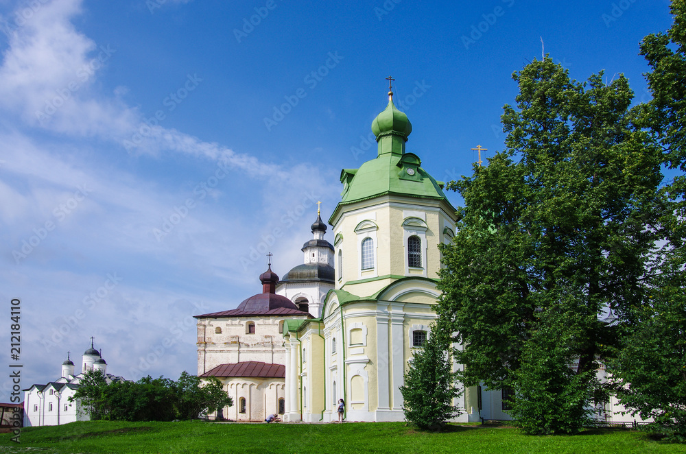 KIRILLOV, RUSSIA - August, 2017: Kirillo-Belozersky monastery near City Kirillov, Vologda region, Russia