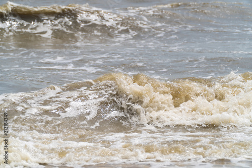 Fototapeta Naklejka Na Ścianę i Meble -  sea wave Pattaya Thailand