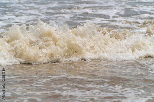 Fototapeta Naklejka Na Ścianę i Meble -  sea wave Pattaya Thailand