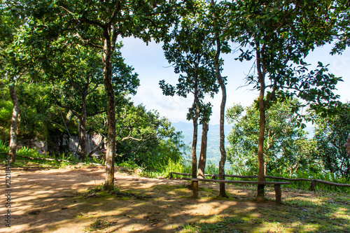 Point seat stay on the mountain at  Sai Thong National Park Thailand.