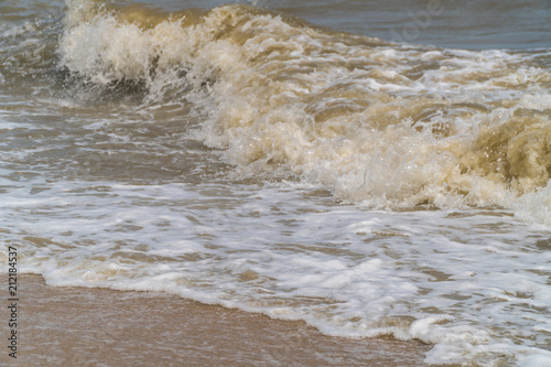 Fototapeta Naklejka Na Ścianę i Meble -  sea wave Pattaya Thailand