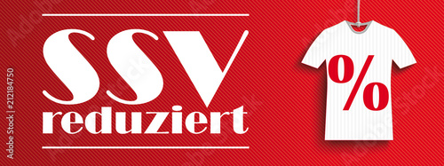 T-Shirt mit dem Text SSV reduziert