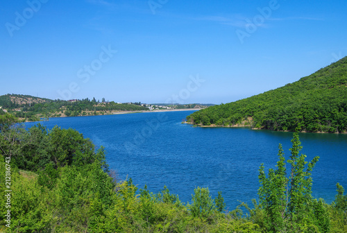 The reservoir in Crimea near Alushta