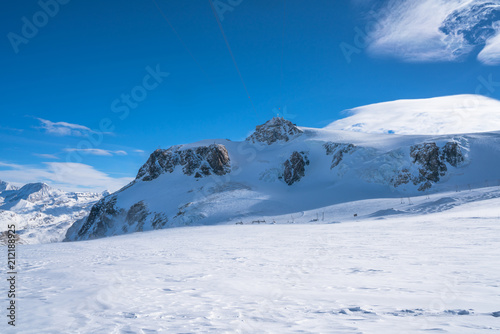 Italian Alps in the winter