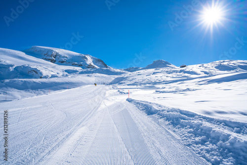 Italian Alps in the winter